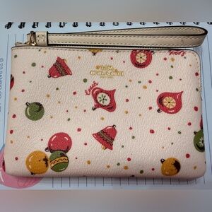 Coach Holiday Ornament Wristlet
